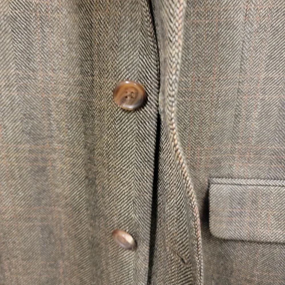 Ralph Lauren Lambswool 2 Button Blazer Herringbone 48R